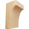 Ekena Millwork 5 1/4"W x 4"D x 8"H Clarksville Bracket, Red Oak BKTW05X04X08CVRO - alternate 1